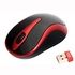 Papírenské zboží - A4tech Mouse G3-280N, 1000 DPI, 2,4 [GHz], optikai, 3 tl., 1 kerék, vezeték nélküli, fekete-piros