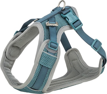 Papírenské zboží - FlexMesh Premium postroj, široký střih, petrolejováXS-S: 40-57 cm/ 15 mm