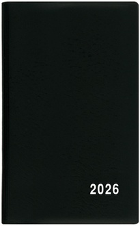 Papírenské zboží - Týdenní diář - Alois - PVC - černá