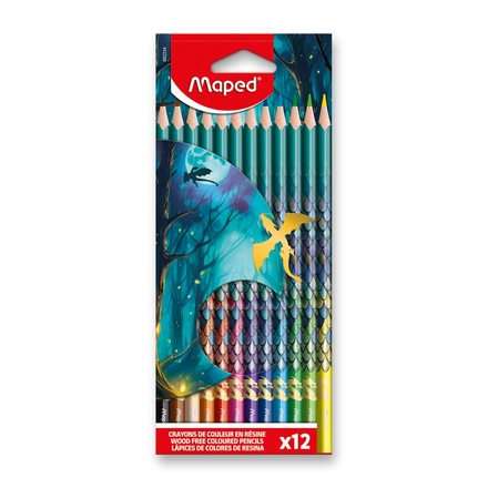 Papírenské zboží - Pastelky Maped Dragon - 12 barev