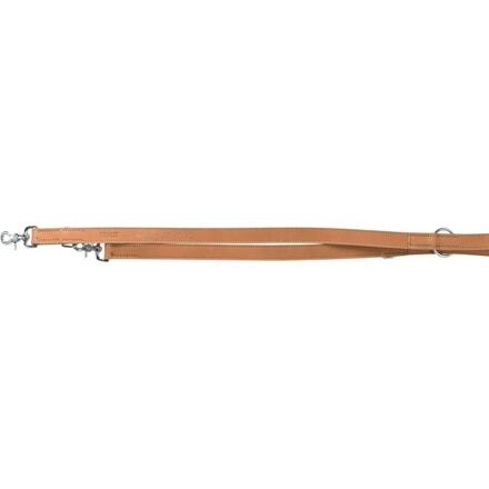 Papírenské zboží - RUSTIC kožené prodlužovací vodítko Heartbeat - hnědá L-XL:2,00m/25mm