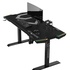Papírenské zboží - ULTRADESK Gaming asztal FORCE - szürke, 166x70 cm, 76,5 cm, XXL egérpaddal, slu tartóval
