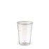 Papírenské zboží - Műanyag pohár (PS) víztiszta átmérő 57mm 0,1L [50 db]