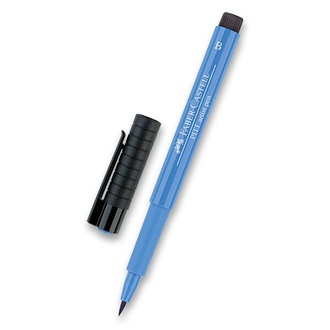 Papírenské zboží - Popisovač Faber-Castell Pitt Artist Pen Brush - modré odstíny 120
