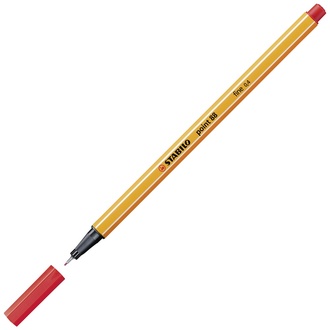 Papírenské zboží - Liner STABILO point 88 červená