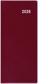 Papírenské zboží - Měsíční diář - Božka - PVC - bordó
