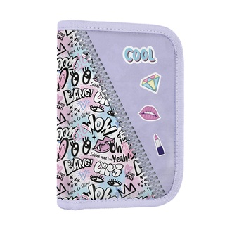 Papírenské zboží - Penál 1 p. 2 chlopně, prázdný Funny Girl