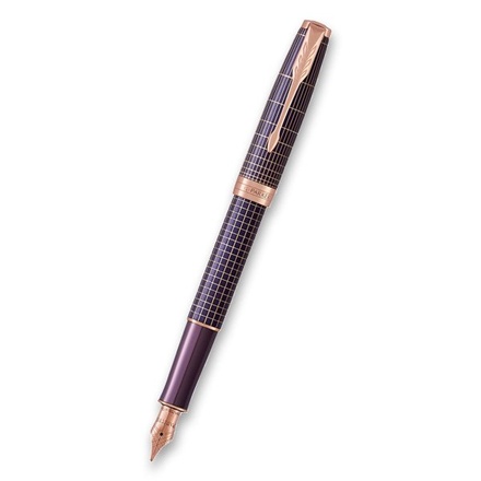 Papírenské zboží - Parker Sonnet Purple Chiselled PGT hrot F