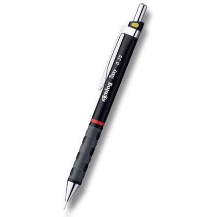 Papírenské zboží - Mikrotužka Rotring Tikky Black 0,35 mm