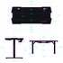 Papírenské zboží - ULTRADESK Gaming asztal FORCE - szürke, 166x70 cm, 76,5 cm, XXL egérpaddal, slu tartóval