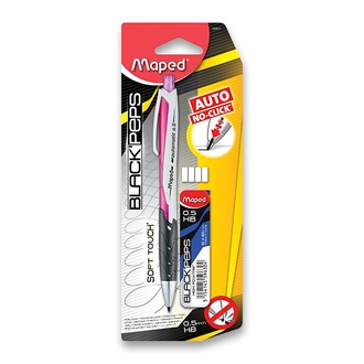 Papírenské zboží - Mikrotužka Maped Automatic 05 s balením tuh - mix barev