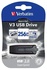 Papírenské zboží - USB flash meghajtó V3, fekete-ezüst, 256 GB, USB 3.0, 80/25 MB/s, SZÓ,