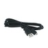 Papírenské zboží - USB kábel (2.0), USB A M- USB micro M, 1,8 m, fekete
