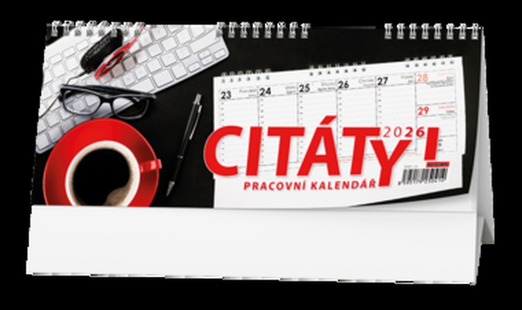 Papírenské zboží - Stolní kalendář - Pracovní kalendář CITÁTY I