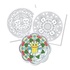 Papírenské zboží - Avenue Mandarine Graffy Pop Mandala Animals színező oldalak