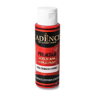 Papírenské zboží - Akrylové barvy Cadence Premium 70 ml, karmínová