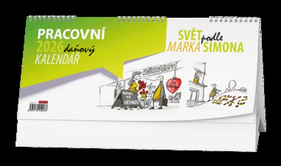 Papírenské zboží - Stolní kalendář - Pracovní daňový kalendář - Svět podle Marka Simona