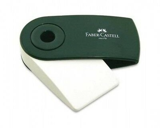 Papírenské zboží - Stěrací pryž Sleeve zelená Faber-Castell 182402
