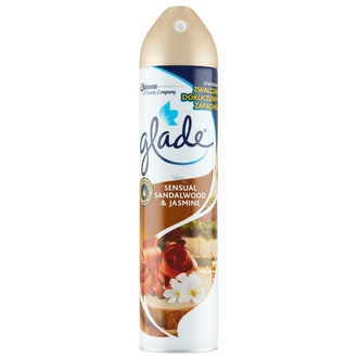 Papírenské zboží - Glade Sensual Sandalwood & Jasmine-Santalové dřevo a jasmín osvěžovač vzduchu sprej 300 ml