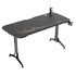 Papírenské zboží - ULTRADESK játékasztal GRAND BLACK, 160x70 cm, 70-80 cm, 3 magassági szint, XXL szőnyeggel