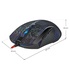 Papírenské zboží - Defender Mouse OverLord GM-890, 3200DPI, optikai, 6 tl., 1 kerék, vezetékes USB, fekete, játék