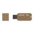 Papírenské zboží - Goodram USB flash meghajtó, USB 3.0, 16 GB, UME3 ECO BARÁT, barna, UME3-0160EFR11, USB A,