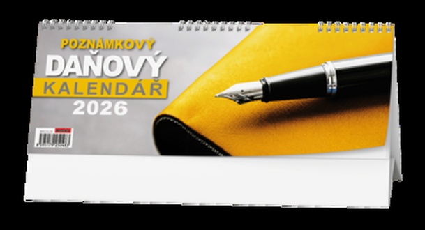 Papírenské zboží - Stolní kalendář - Poznámkový daňový kalendář