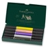 Papírenské zboží - Faber-Castell Pitt művésztoll dupla marker, divatos, 5 db-os készlet