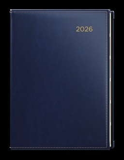 Papírenské zboží - Týdenní diář - Oskar - Premier - A5 - modrá