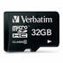 Papírenské zboží - Verbatim Micro Secure Digital Card, 32GB, micro SDHC, 44013, UHS-I U1 (Class 10), ada nélkül