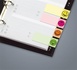 Papírenské zboží - Címkézőcsíkok, 5x40 lap, 20x50 mm, SIGEL, "Smile", vegyes színek