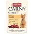 Papírenské zboží - Carny Kitten 85 g baromfi koktél, tasak cicáknak
