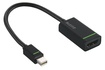 Papírenské zboží - Mini kijelző port "Complete", HDMI adapter, fekete, LEITZ