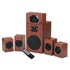 Papírenské zboží - Genius hangszórók SW-HF 5.1 4600 v2, 5.1, 120W, barna, távirányító, házimozi, 3