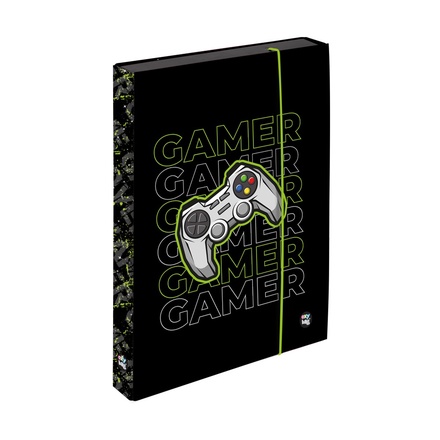 Papírenské zboží - Box na sešity A5 Jumbo Gamer