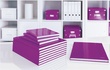 Papírenské zboží - Notebook kemény táblákkal Leitz WOW A4, lila