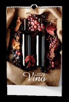 Papírenské zboží - Nástěnný kalendář - Víno - A3