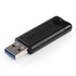 Papírenské zboží - Verbatim USB flash meghajtó, USB 3.0 (3.2 Gen 1), 256 GB, PinStripe, Store N Go, fekete, 49320,