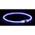 Papírenské zboží - Vaku fénygyűrű USB, villogó gallér, kék L-XL: 65 cm/ o 8 mm