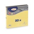 Papírenské zboží - Szalvéta (PAP FSC Mix) 3-rétegű sárga 33 x 33 cm [20 db]