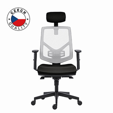 Papírenské zboží - Powerton Kancelářské ergonomické křeslo Tina, Černé