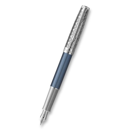 Papírenské zboží - Parker Sonnet Premium Metal Blue CT hrot M