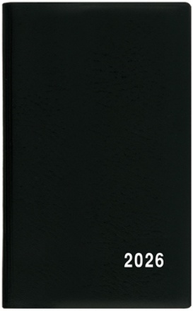 Papírenské zboží - Týdenní diář - Alois - PVC - černá