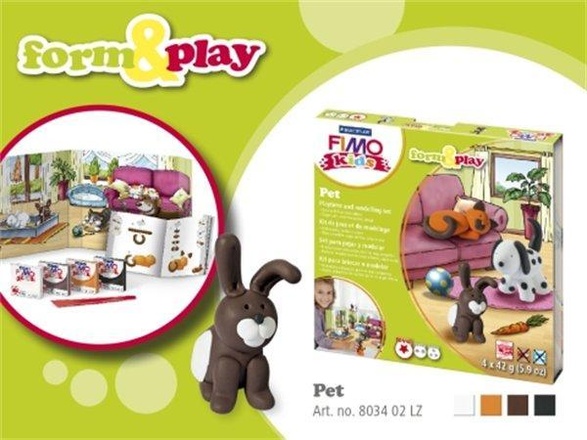 Papírenské zboží - Sada FIMO® 8034 kids form&play "Pet" Mazlíčci