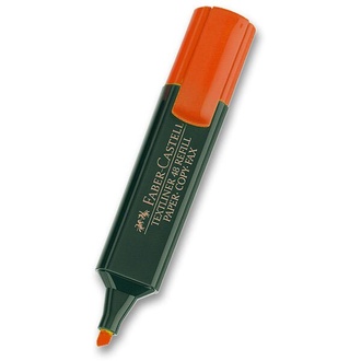 Papírenské zboží - Zvýrazňovač Faber-Castell Textliner 1548 červený