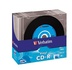 Papírenské zboží - CD-R 700 MB, 80 perc, 52x, Vinyl, DLP Crystal AZO, Verbatim, vékony doboz