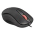 Papírenské zboží - Defender Mouse Point MM-756, 1000DPI, optikai, 3 tl., 1 kerék, vezetékes USB, fekete, irodai