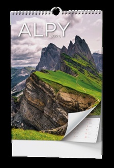 Papírenské zboží - Nástěnný kalendář - Alpy - A3