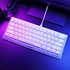Papírenské zboží - Marvo KG962 EN - R, billentyűzet US, játék, mechanikus típusú vezetékes (USB), fehér, háttérvilágítású,