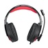 Papírenské zboží - Marvo HG9022, fejhallgató mikrofonnal, hangerőszabályzó, fekete-piros, LED, háttérvilágítással